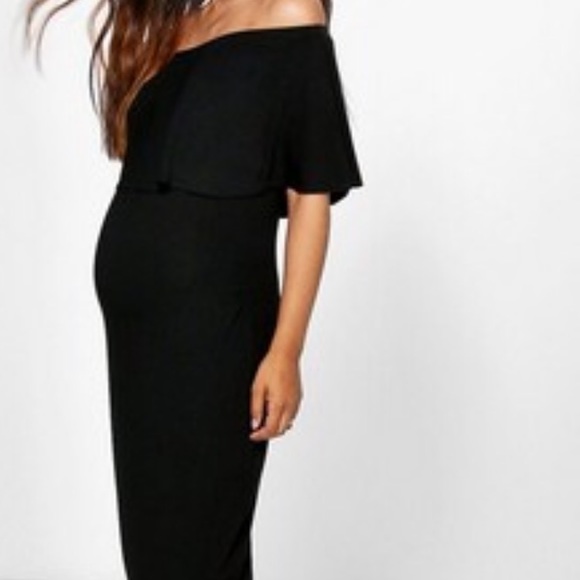 Black maternity dress - Picture 2 of 2